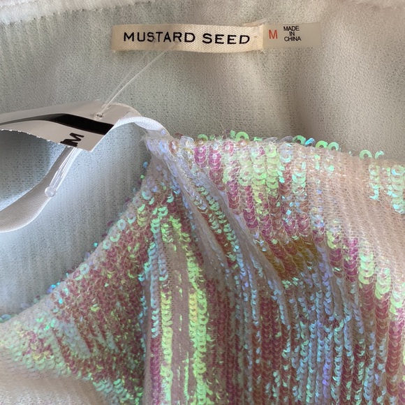 Iridescent Sequin Cami NWT - Picture 8 of 9